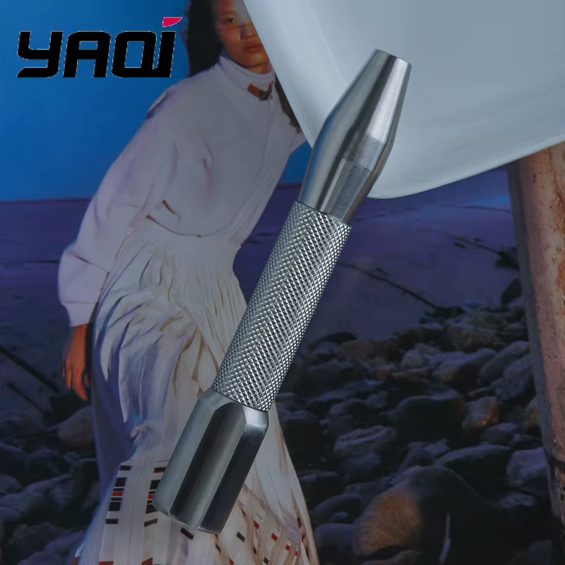 Yaqi Razzo Rocket Manche de rasoir de sécurité pour hommes en acier inoxydable