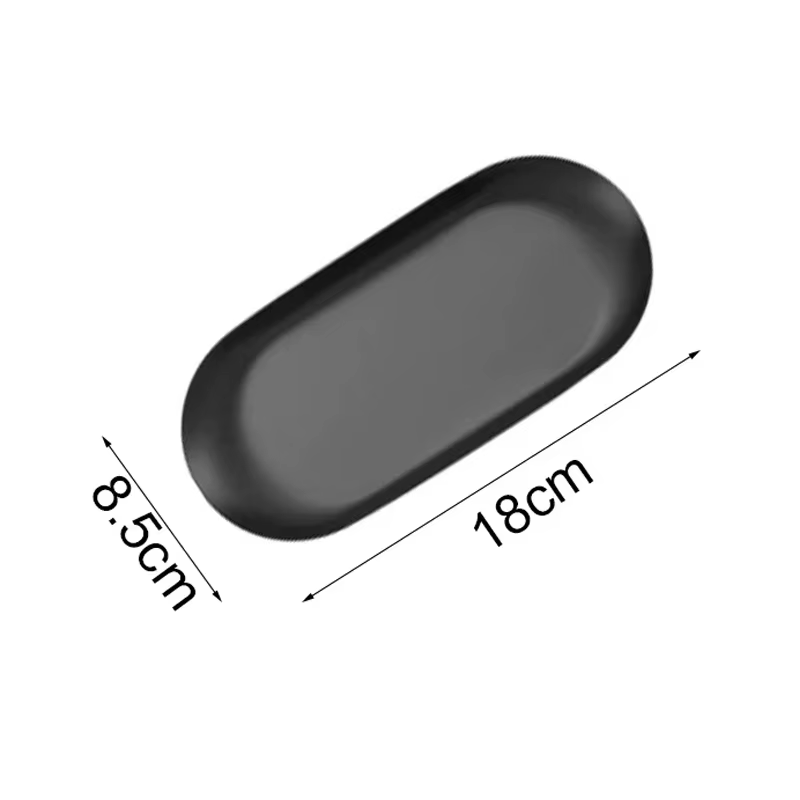 Plateau de rangement en acier inoxydable pour cosmétiques, équipement de nail art, plateau chirurgic
