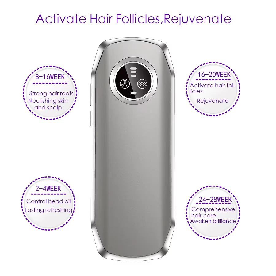 Peigne laser pour la croissance des cheveux, peigne électrique pour la croissance des cheveux, trait