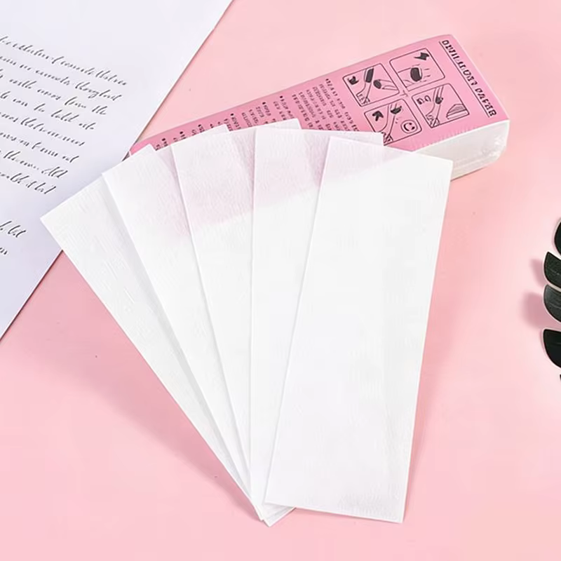 10/50/80/100 pièces de bandes de cire en tissu non-tissé professionnelles pour l'épilation, outil de