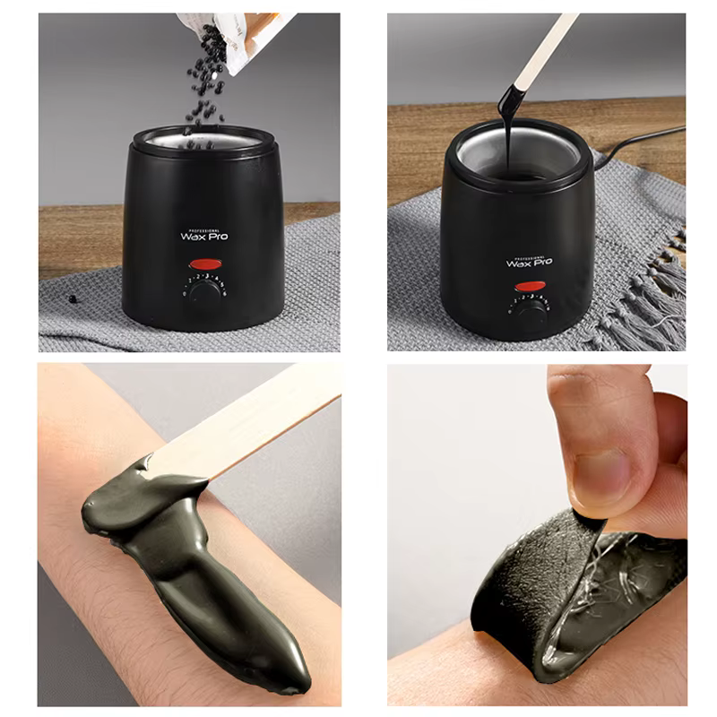 Machine de fusion de cire pour épilation, Pot chauffant de cire de 200ml, épilation de haricots de c