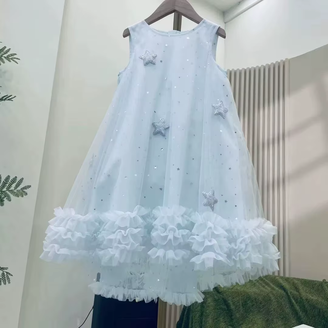 Vêtements pour adolescentes, robe de soirée blanche pour enfants, tenue d'anniversaire à fleurs, rob