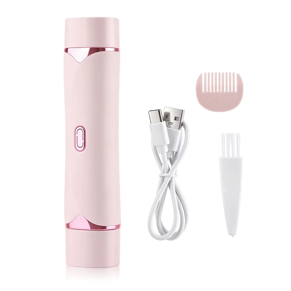 Rasoir électrique pour femmes, rasoir étanche pour cheveux humides et secs, Double tête, Portable, p
