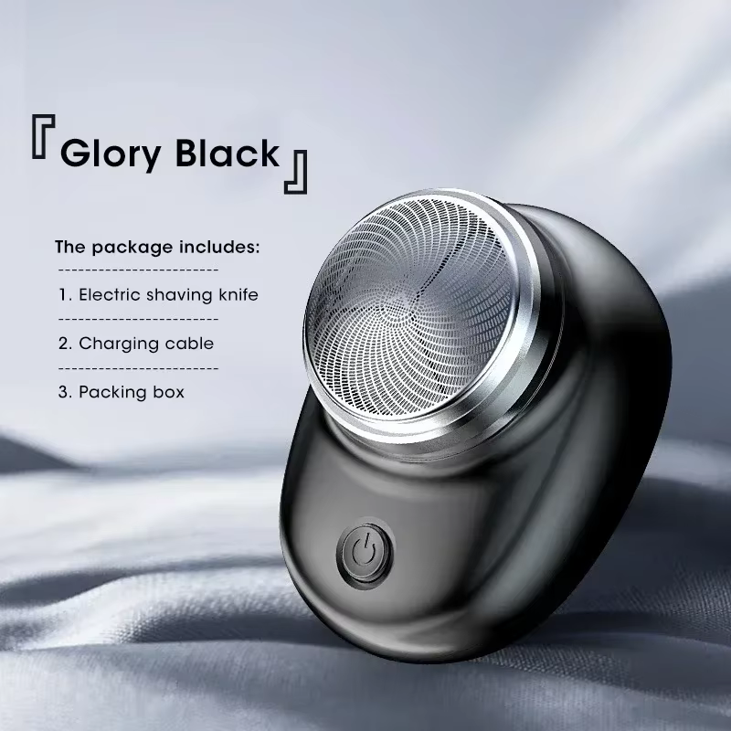Rasoir à barbe électrique pour hommes, Rechargeable par USB, étanche, Portable, voyage, utilisation 