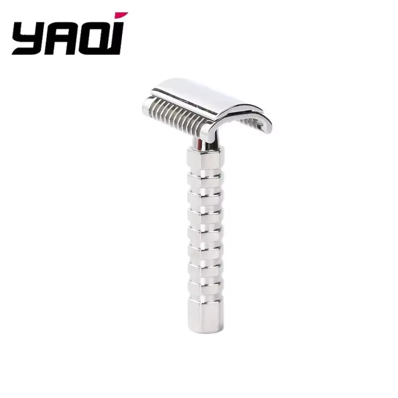 Rasoir de sécurité inclinable réglable en acier inoxydable Yaqi Matte Torqx 2026 - Outil de toiletta