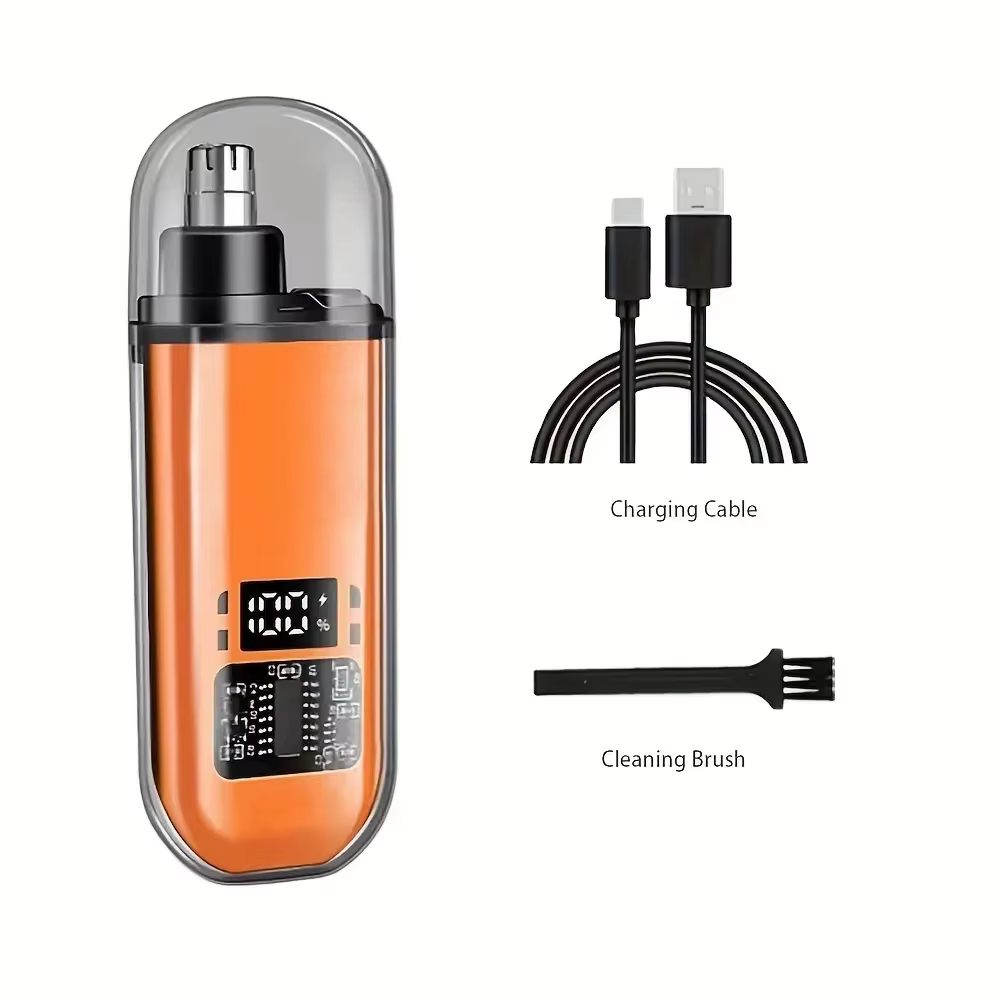 Tondeuse à poils de nez portable, mini-tondeuse pour nez et oreilles, tondeuse rechargeable pour hom