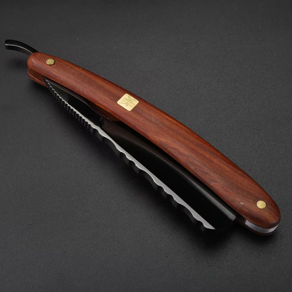 XUANFENG rasoir traditionnel à l'ancienne couteau de rasage manuel 9cr18 couteau de rasage en acier