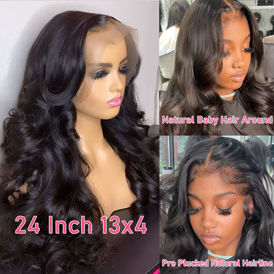 Perruque Lace Front Wig Body Wave brésilienne Remy, cheveux naturels, bling hair, 13x4, 13x6, 100% d