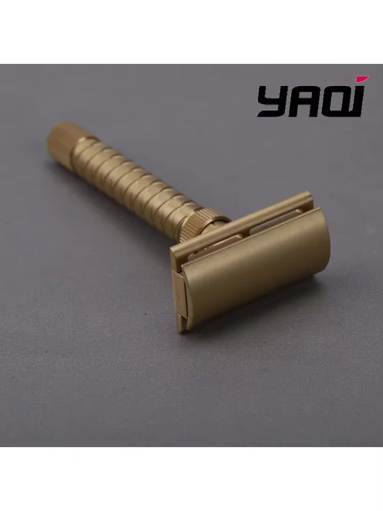2026 Yaqi Rasoir de sécurité The Final Cut - Brass V2 en laiton pur réglable, objet de collection, c