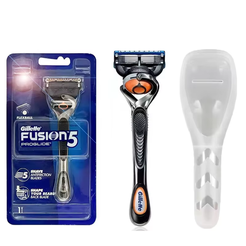 Rasoir pour hommes Gillette Fusion Proglide, rasoir Gillette, rasoir, lame en acier inoxydable à 5 c