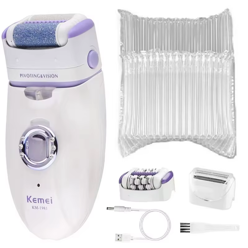 3in1 électrique femmes épilateur femme rasoir jambe corps épilation lèvre menton dépilatoire dame Bi