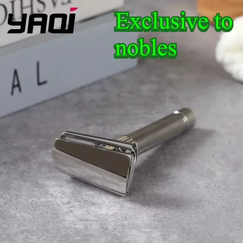 Yaqi – rasoir à barbe Yaqi Torqx, rasoir de sécurité incliné réglable en acier inoxydable, objets de