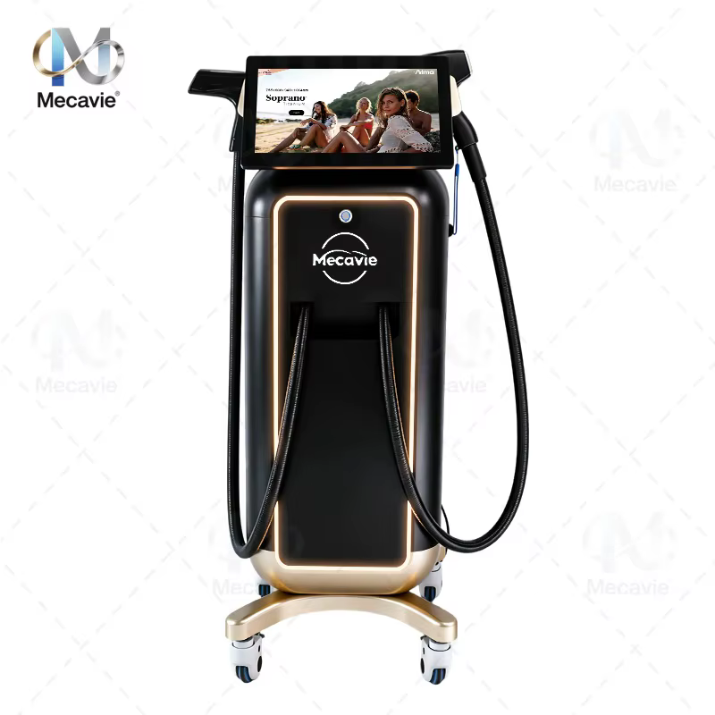 Machine d'épilation laser professionnelle 2-en-1 2026 808nm/755nm/940nm/1064nm : Épilation et élimin