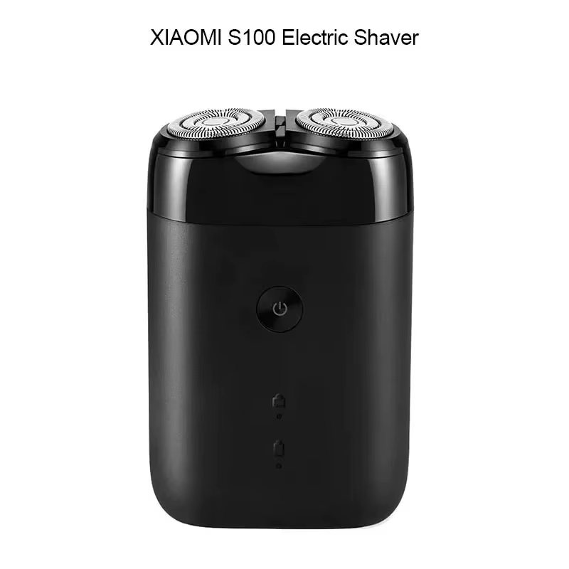 Rasoir électrique XIAOMI MIJIA S100 à double lame, rasoir portable sec et humide, tondeuse à barbe,