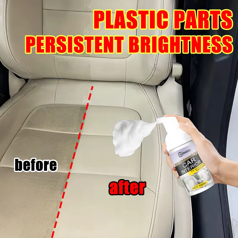 Nettoyant mousse multi-usages pour l'intérieur de la voiture, pour nettoyer les sièges, les tapis, l