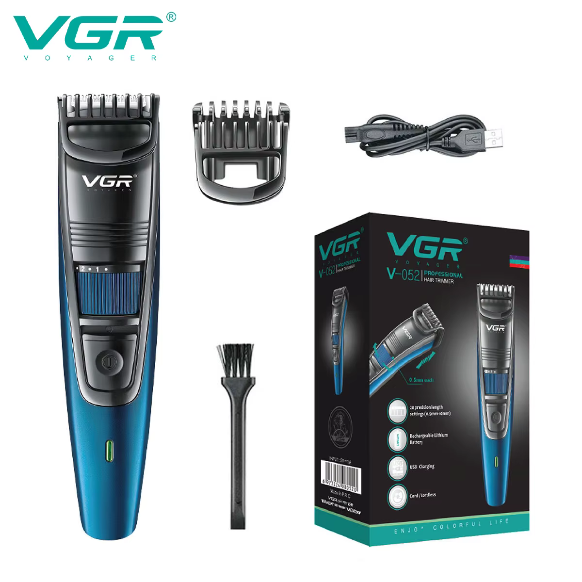 Tondeuse à barbe réglable aste pour hommes, tondeuse professionnelle, machine de découpe de cheveux,