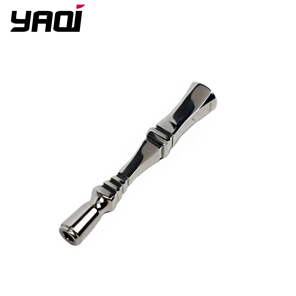 YAQI-Rasoir de sécurité Chippendale en acier inoxydable poli pour hommes