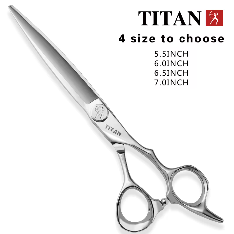 TITAN professionnel coiffeur barbier outils salon coupe de cheveux ciseaux amincissants ensemble de 