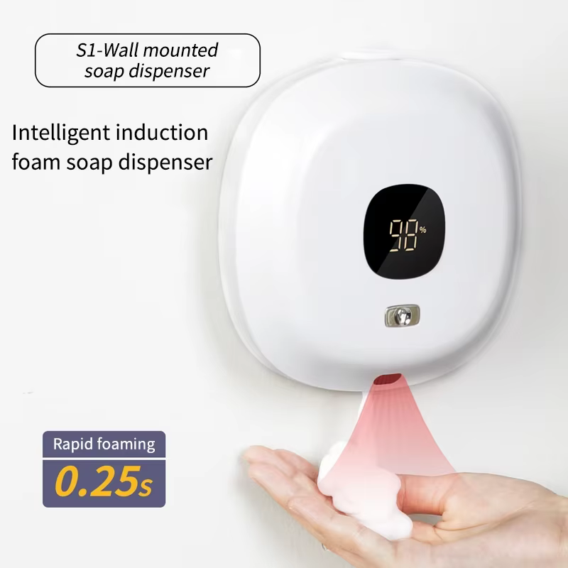 Distributeurs automatiques de savon en mousse à chargement USB, Machine à laver les mains intelligen