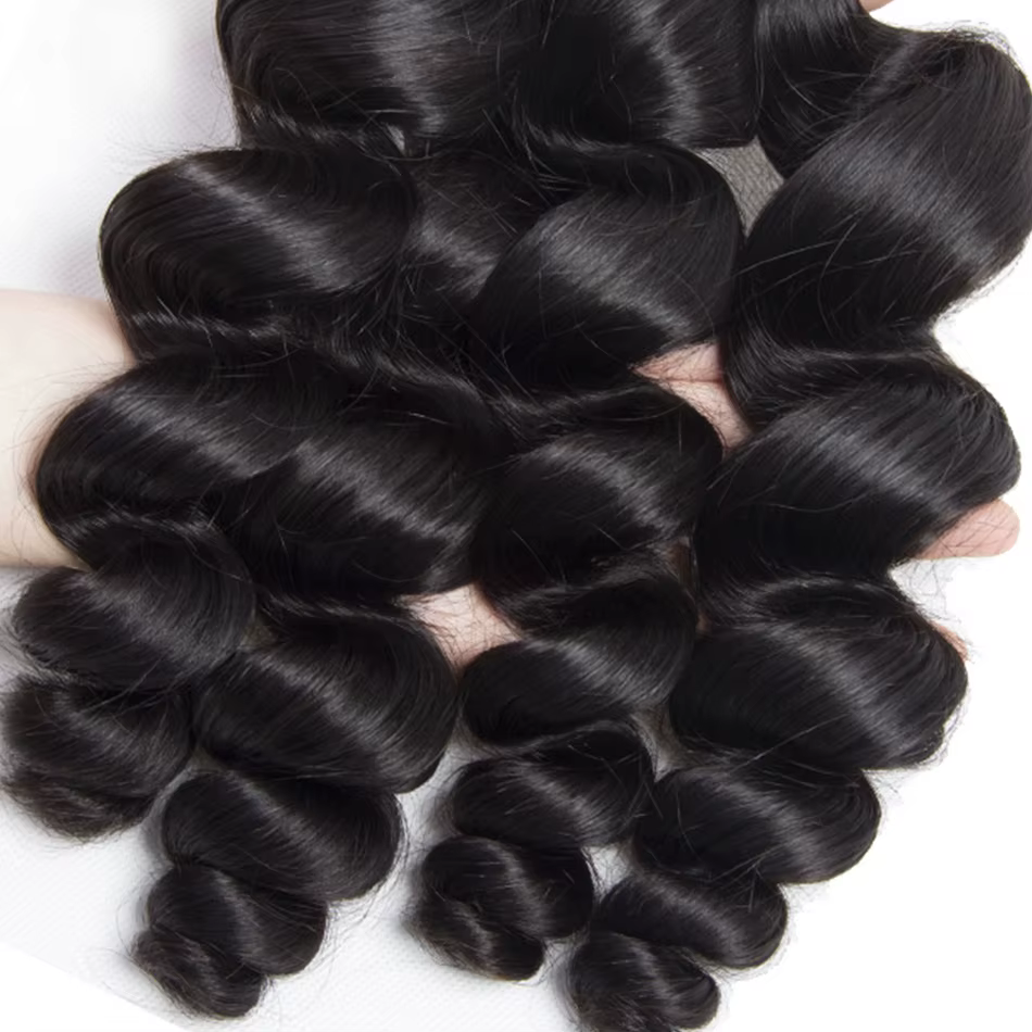 Beautorch-Tissage en Lot Brésilien Naturel Remy Noir Ondulé, Extension de Cheveux, 8 à 30 Pouces, Lo
