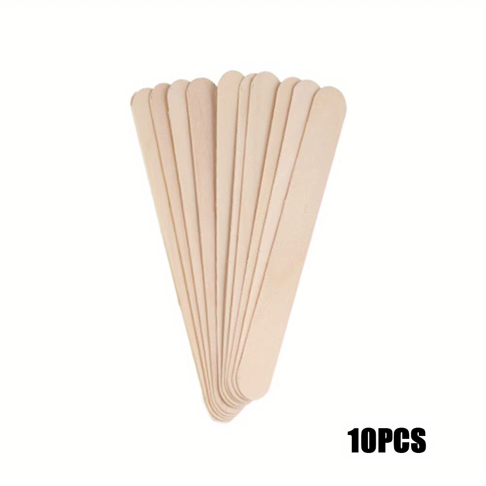 Bâtons d'épilation du corps en bois pour femme, bâtons jetables pour épilation à la cire, Kits de to