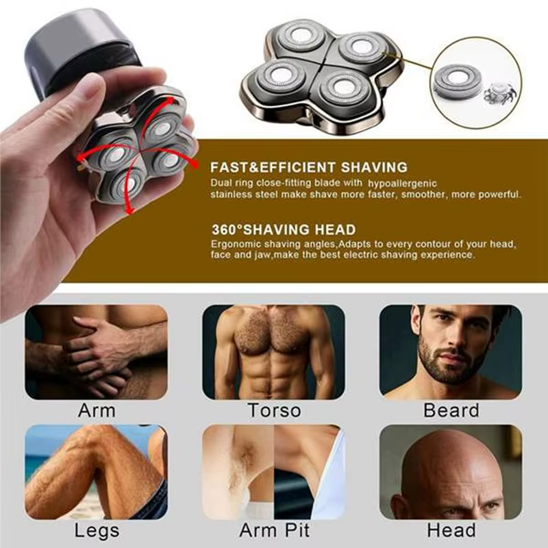 Paquet de 2 têtes de rechange pour rasoir Pro 4, pour Skulls Pitbulls Gold PRO, Silver PRO, Platinum