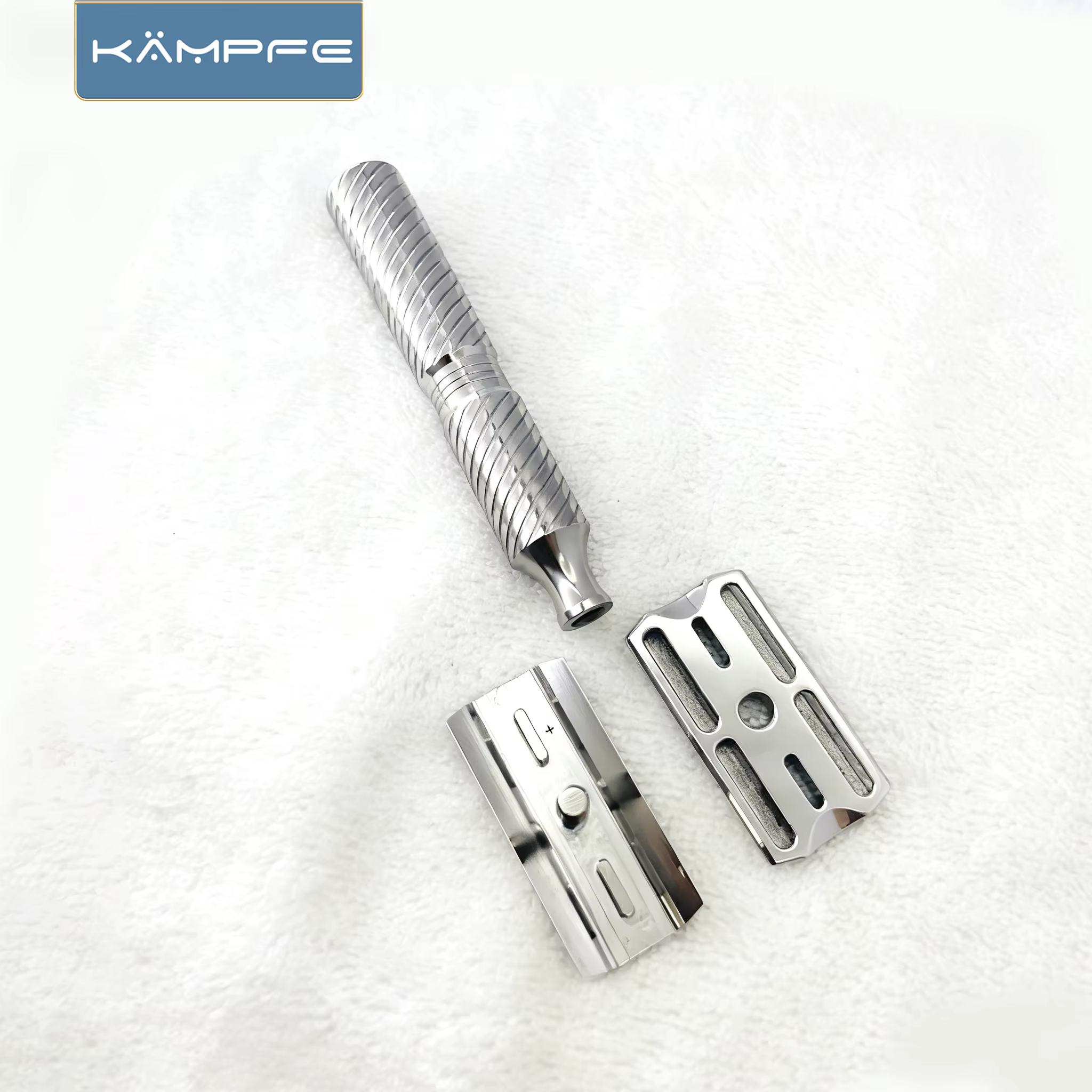 KAMPFE – rasoir de Style sécurité en acier inoxydable, rasoir Durable à Double tranchant, Kit de toi