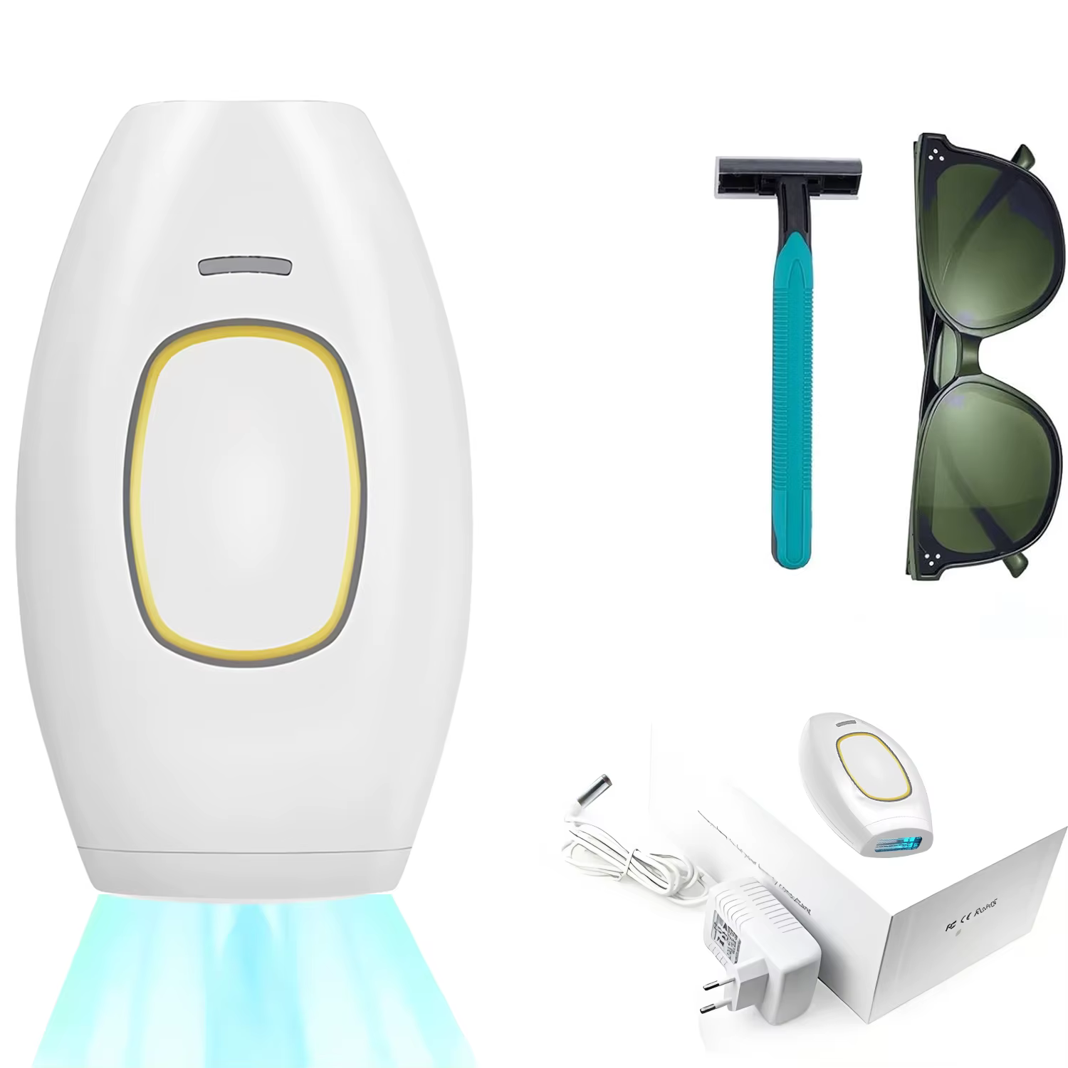 Body Bikini IPL 500,000 Flash épilateur impulsions épilateur Laser Permanent indolore pour les femme