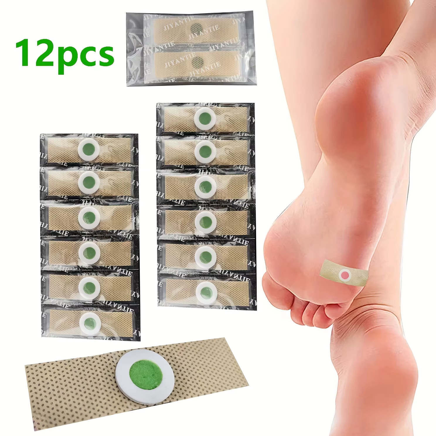 12 pièces pied élimination du maïs-challus Clavus Paster tampons de maïs produits de soins des pieds