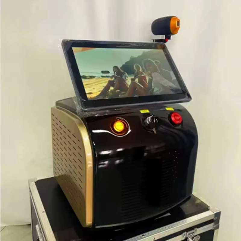 Soprano 808 Machine d'épilation et de tatouage au laser à semi-conducteur 2 en 1 avec 10 bandes cibl