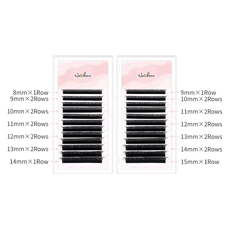 NATUHANA nouvelle Extension de cils en forme de 3DW 3D Volume préfabriqué cils en éventail W Style c