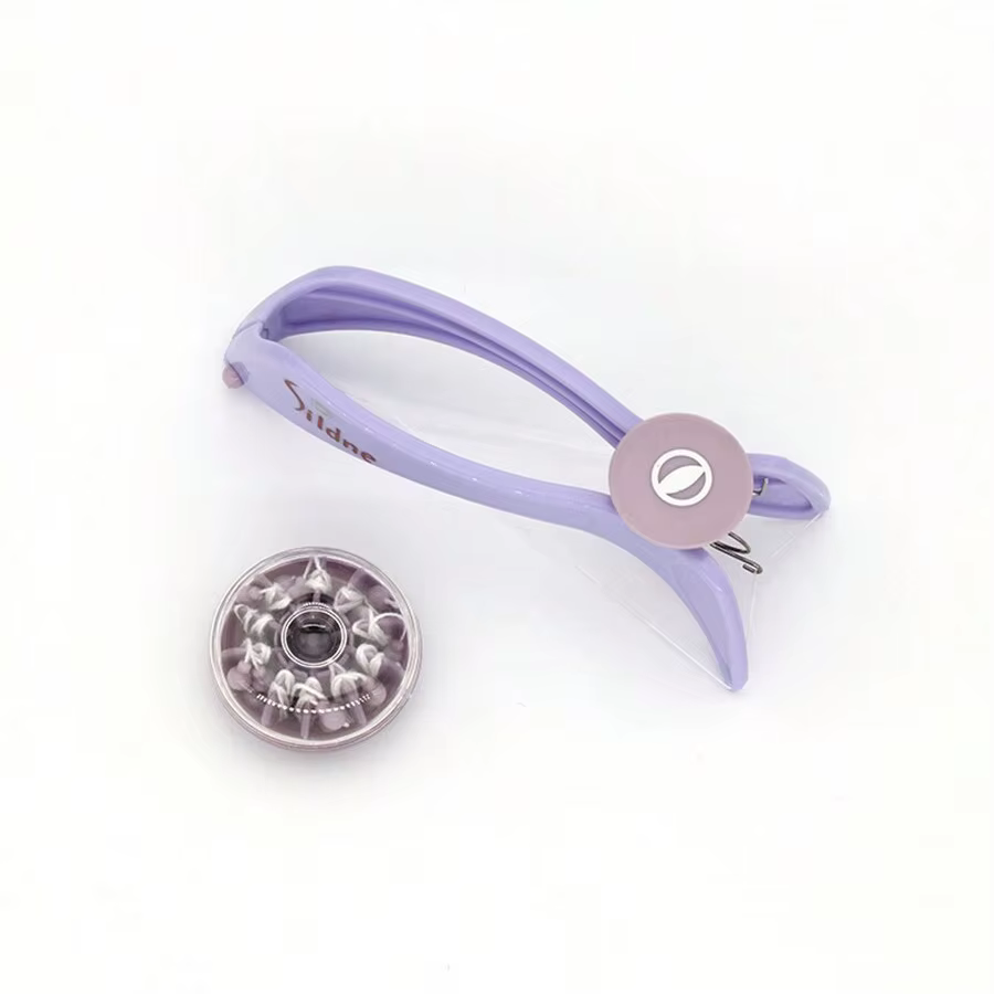 Épilateur facial portable, filetage à ressort, joues, bras, masseur Facial, outil de maquillage et d