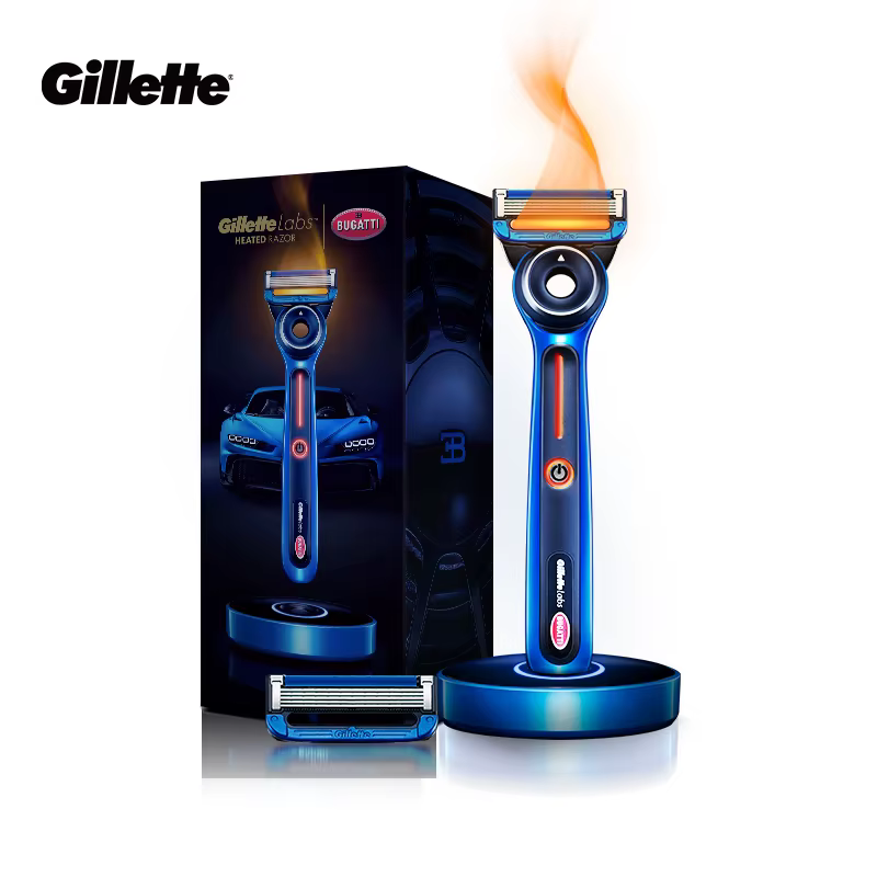 Gillette Labs rasoir chauffant édition limitée Modes de température double 5 lames Nanotech tête Fle