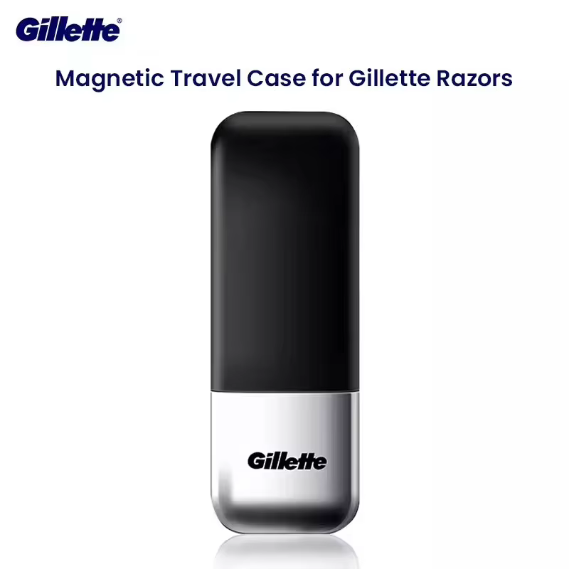 Étui de voyage portable pour rasoir manuel Gillette, boîte de rangement de protection pour rasoir, G