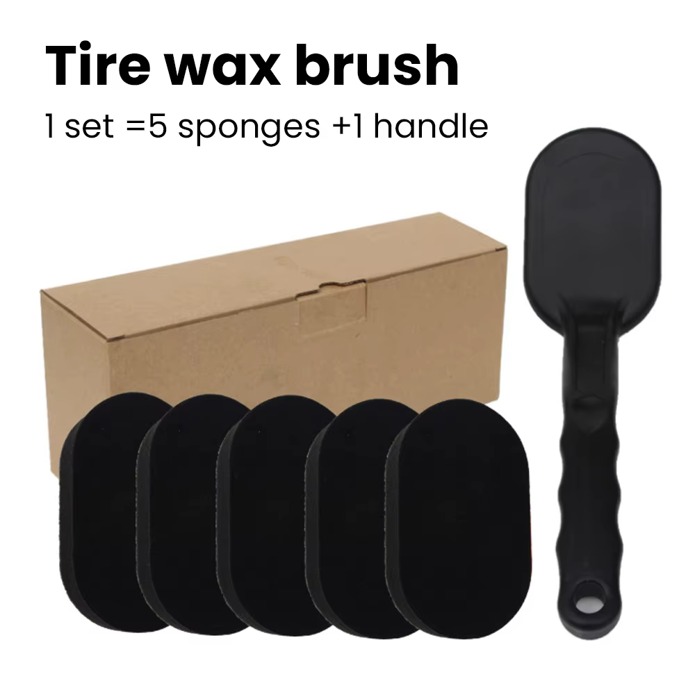 Éponge de polissage de roue de pneu de voiture amovible, brosse de nettoyage de lavage, brosse à Lon