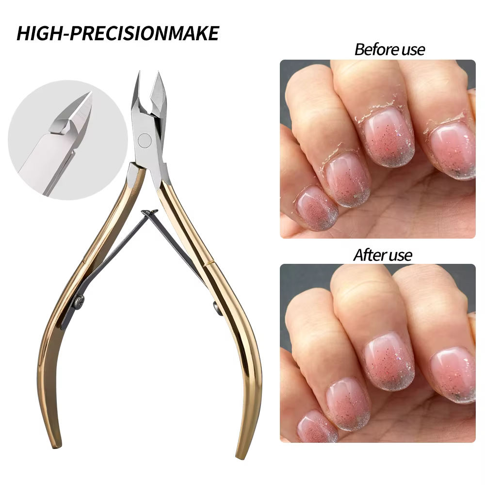 Coupe-ongles professionnel, ciseaux en acier inoxydable, dissolvant de peau morte, pédicure, pince à