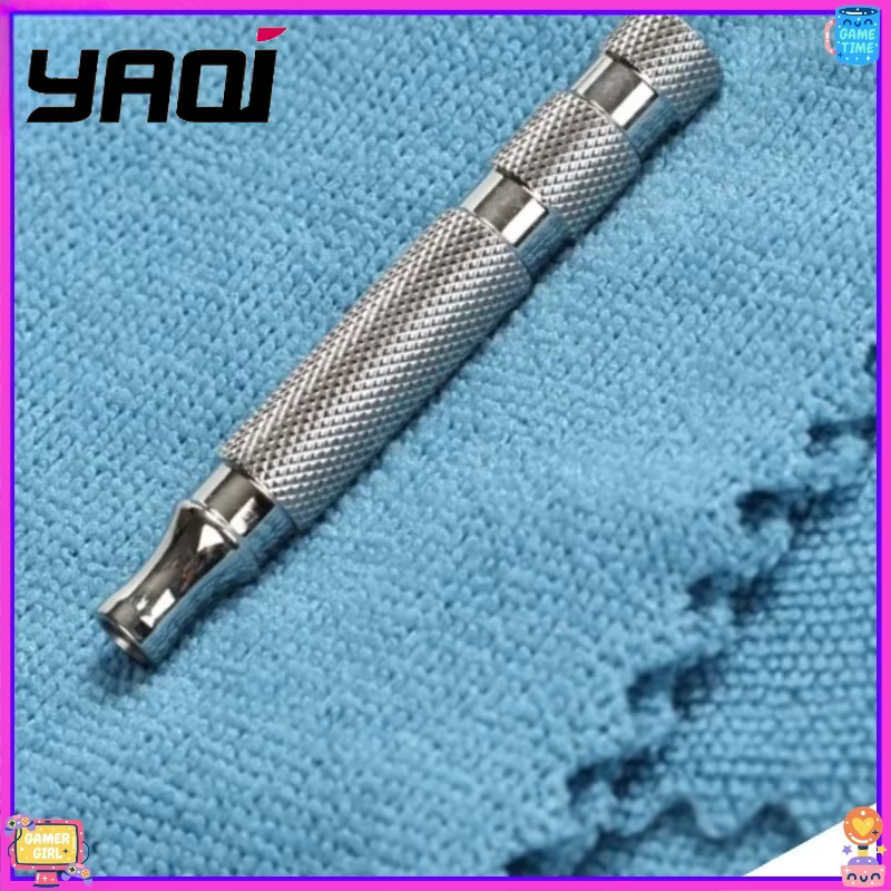 Poignée de rasoir YAQI poignée de rasoir de sécurité pour hommes en acier inoxydable 303 poli YAQI