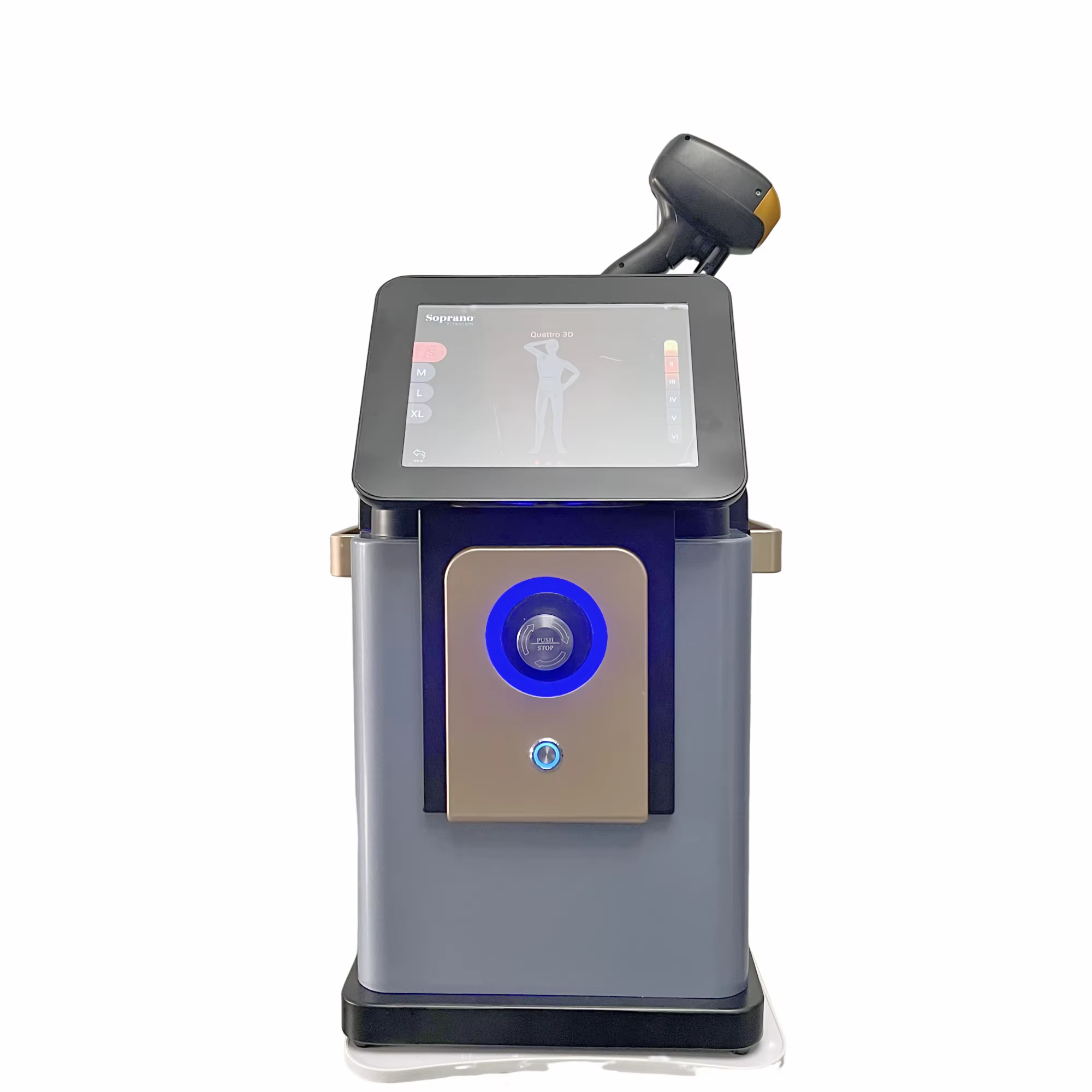 Machine professionnelle d'épilation au Laser de titane de glace de Diode Portable 808 755 940 1064 d
