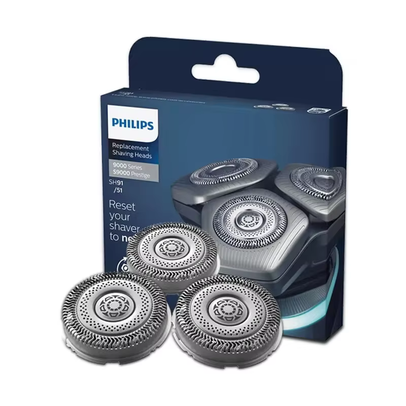 Philips SH91 tête de rasage tête de rasage remplacement 3 feuilles + 3 couteaux Compatible avec tout