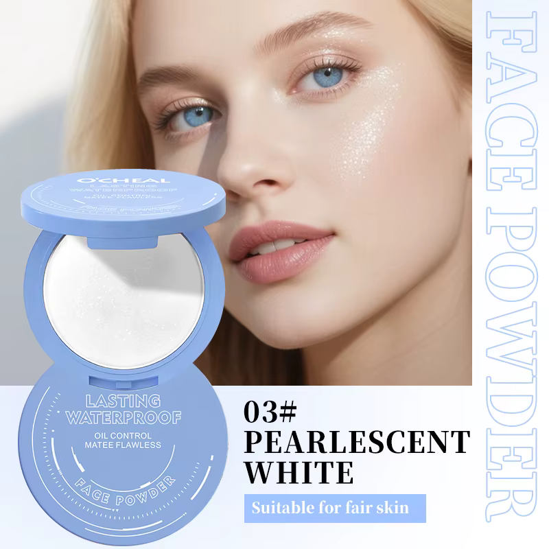 Ocheal – poudre de réglage mate pour le visage, contrôle de l'huile, fond de teint léger et rayonnan