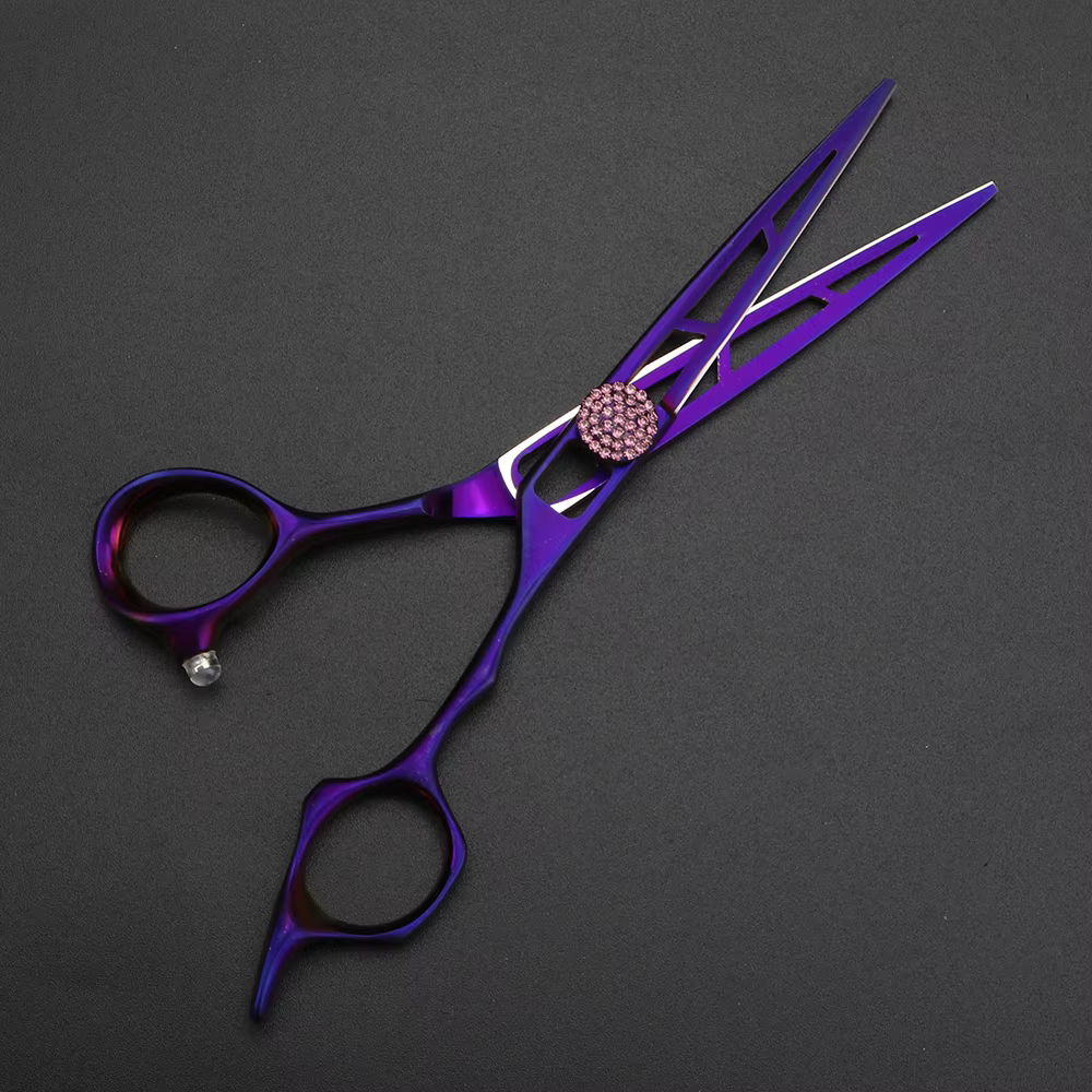 XUANFENG – ciseaux à cheveux creux de 6 pouces, ciseaux de barbier en acier VG10, ciseaux de coupe p