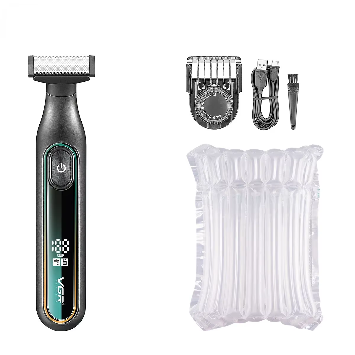 VGR tondeuse tondeuse à barbe pour hommes rasoir electrique homme rasoir homme Le rasoir Professionn