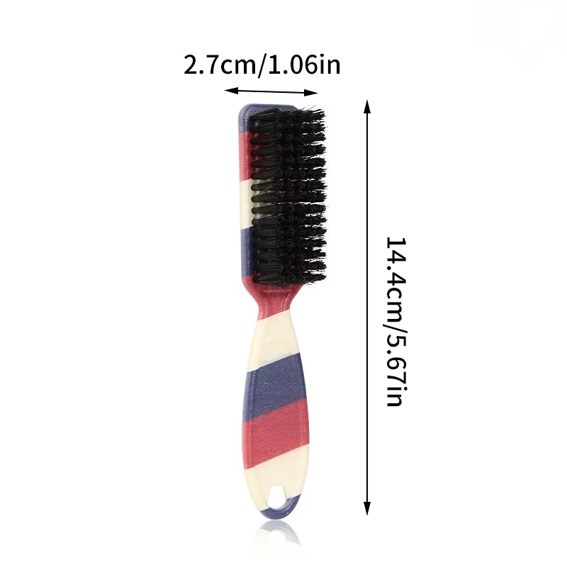 Matériau des poils de sanglier, brosse à barbe à double usage, ensemble de rasage, salon de coiffure