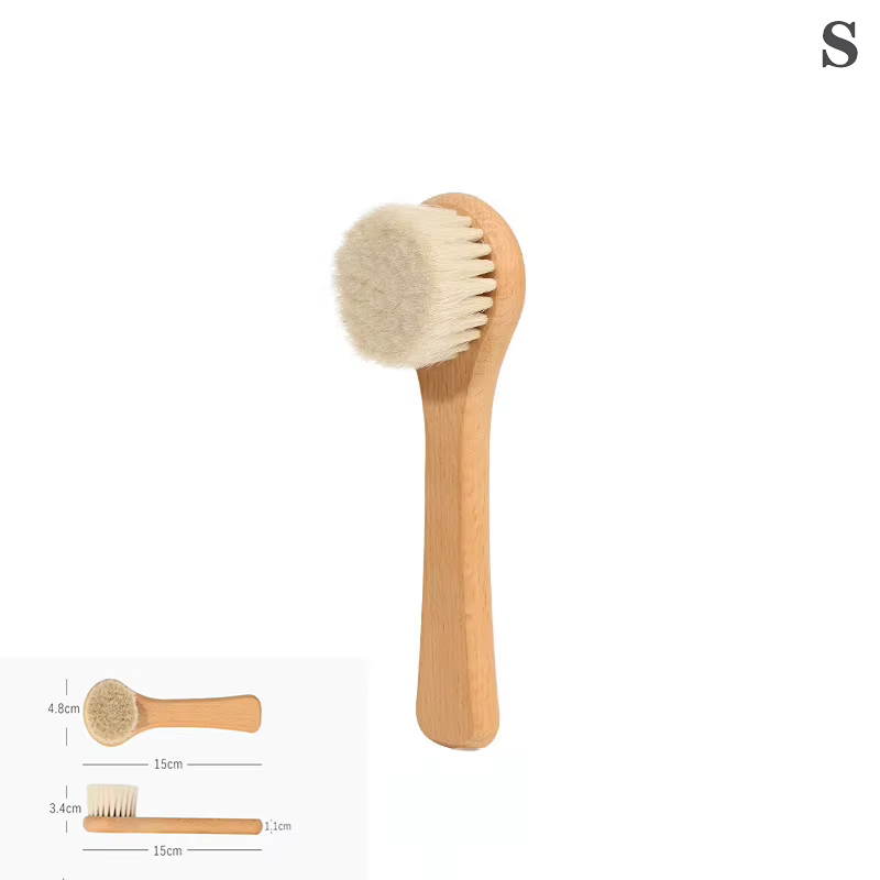 Brosse à Barbe Professionnelle en Laine pour Homme, Barbier, Visage, Moustache, Livres Carimplantés,