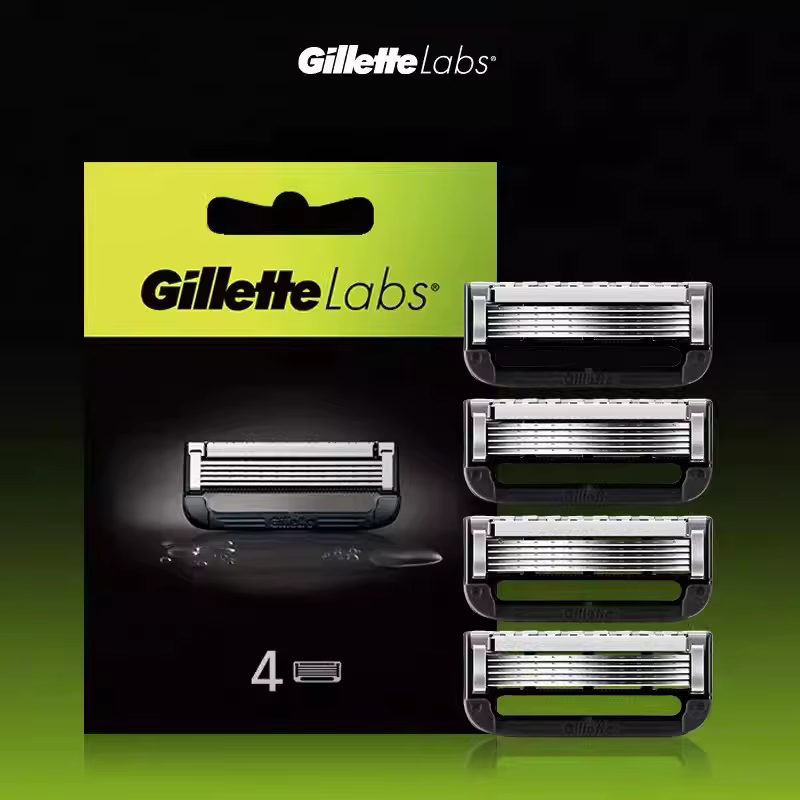 Lames de rasoir de rechange Gillette Labs, série Aurora, lame ultra-fine à 5 couches, lames remplaça