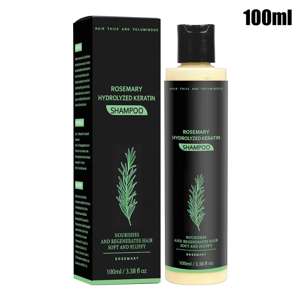 Shampooing Fortifiant et Nourrissant 100ml pour la Croissance Capillaire, Soin du Cuir Chevelu Anti-