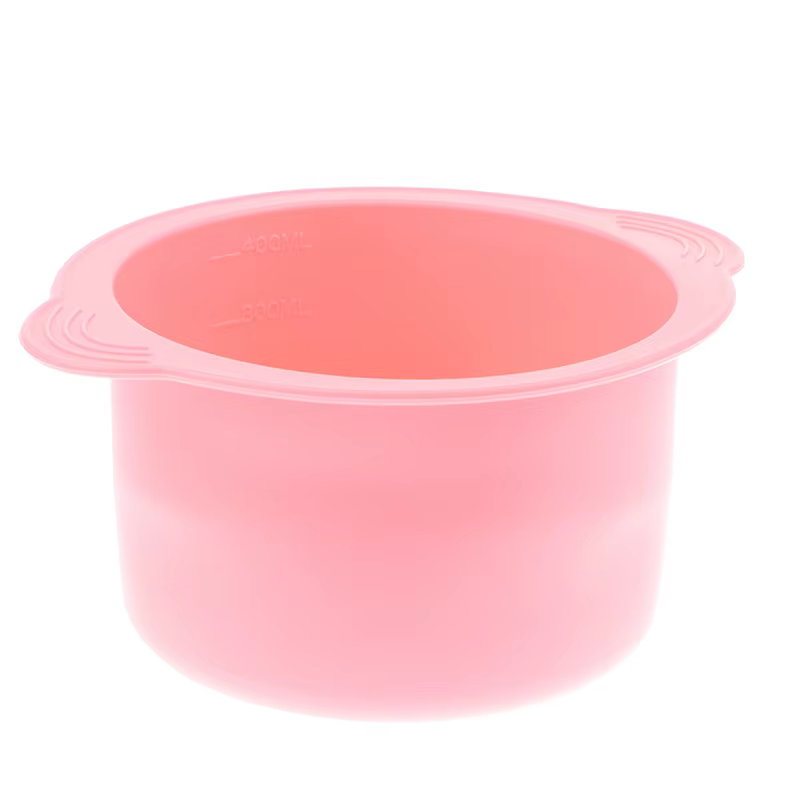 Pot de remplacement chauffant en silicone, antiadhésif, pour épilation, facile à nettoyer