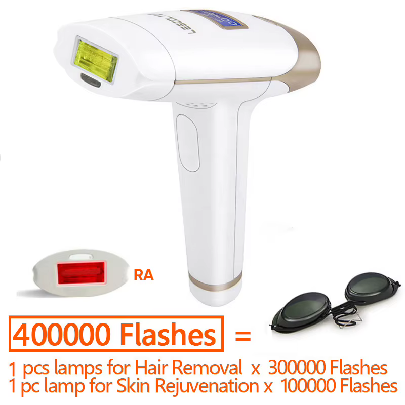 D’épilation à Laser Lescolton IPL avec Affichage LCD T009i à 700 000 Flashs – Tondeuse à Laser Défin