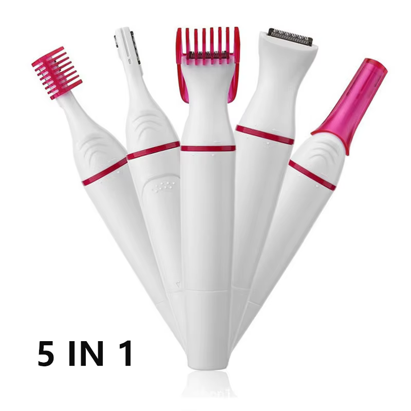 Épilateur électrique multifonction 5 en 1 pour femmes, rasoir pour sourcils, aisselles, Bikini, jamb