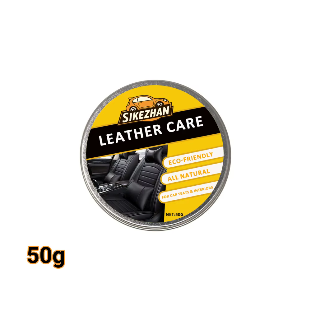 Crème d'entretien du cuir de voiture, baume revitalisant naturel Transparent et inodore, universel p